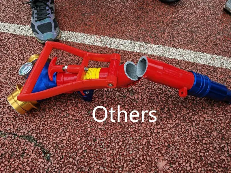Fire ground monitor comparison with plastic monitor